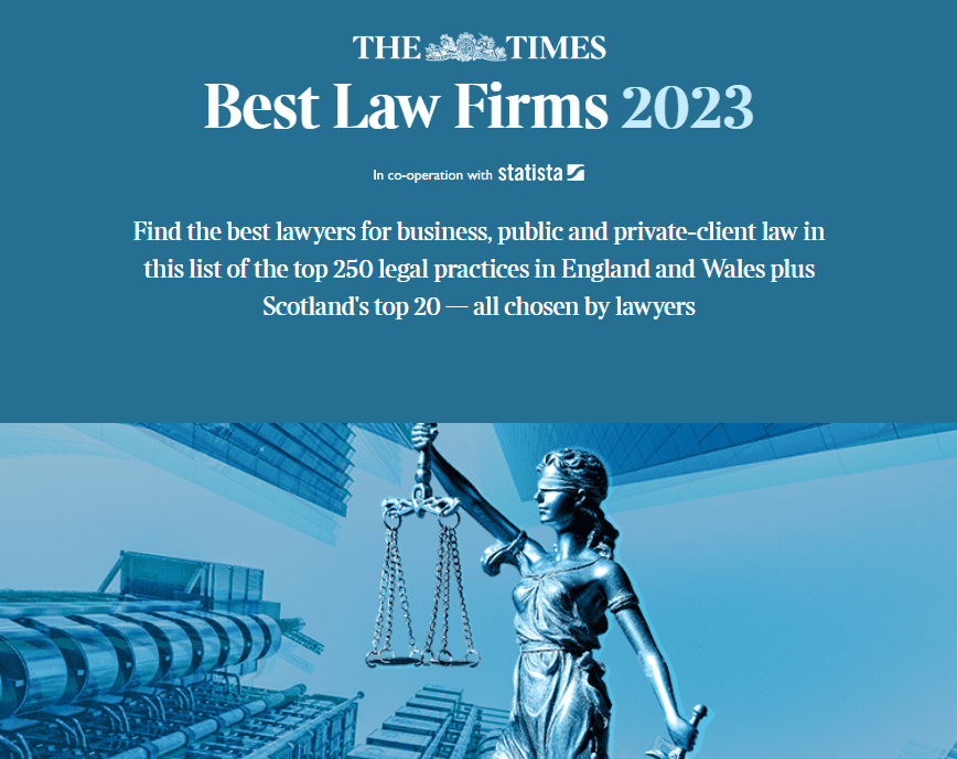 The Times Best Law Firms 2023 Bray Krais   The Times Best Law Firms 2023 